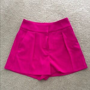 EXPRESS super high rise Pink Shorts